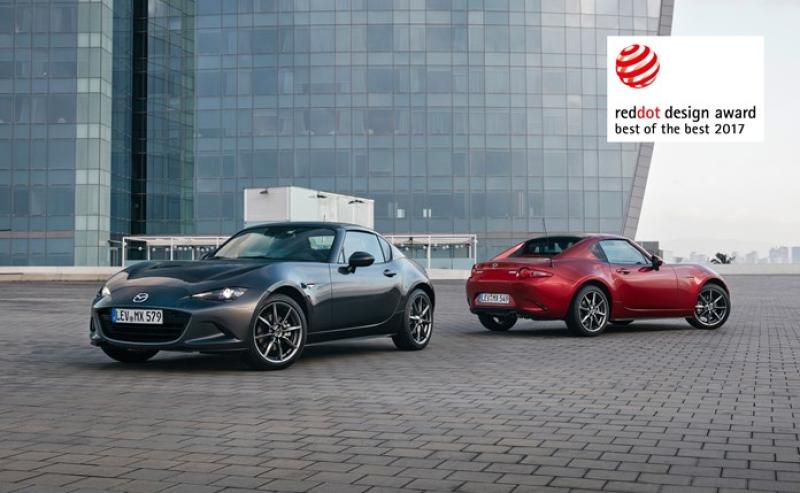 Mazda MX-5 RF wins top prize at Red Dot Awards