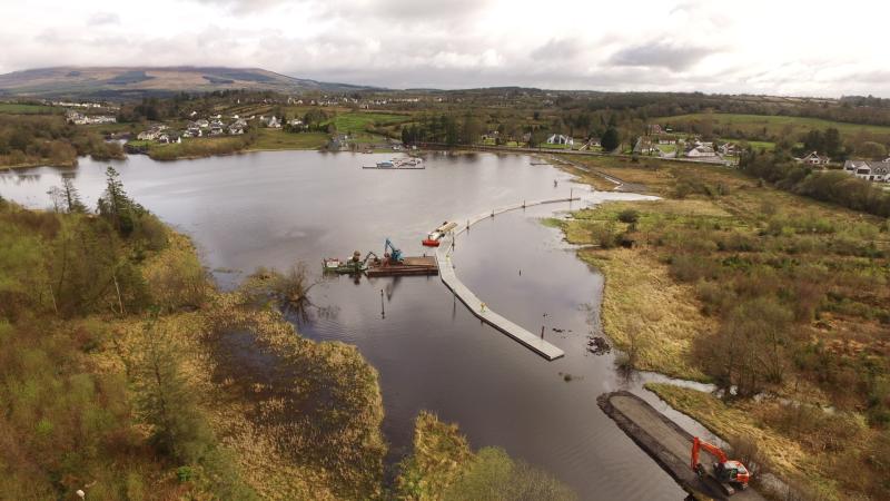 Iconic Shannon Blueway Boardwalk Floats Into Place