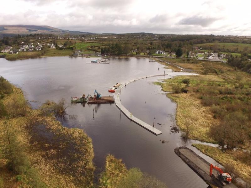 Iconic Shannon Blueway Boardwalk Floats Into Place