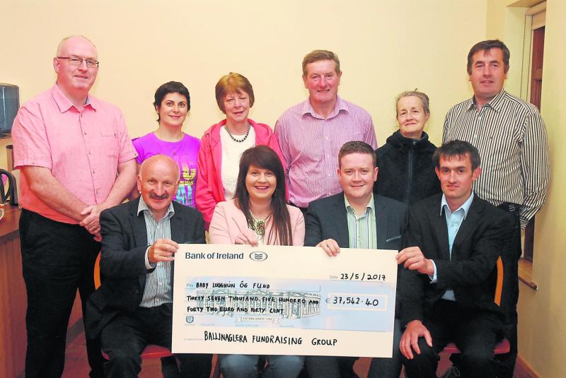 Ballinaglera raises a phenomenal €37,500 for baby Loughlin Óg