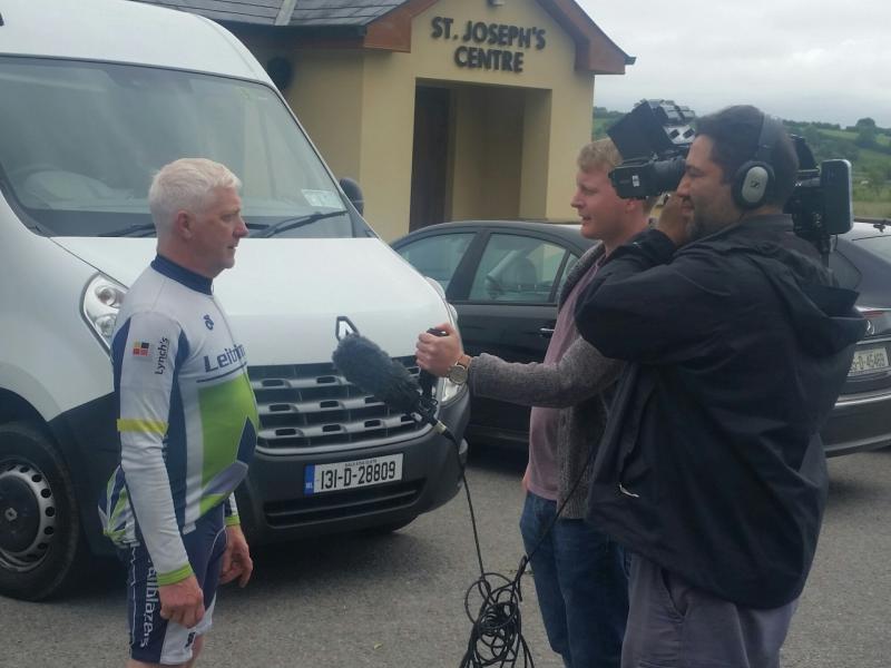 Leitrim man is interviewed for Sky TV