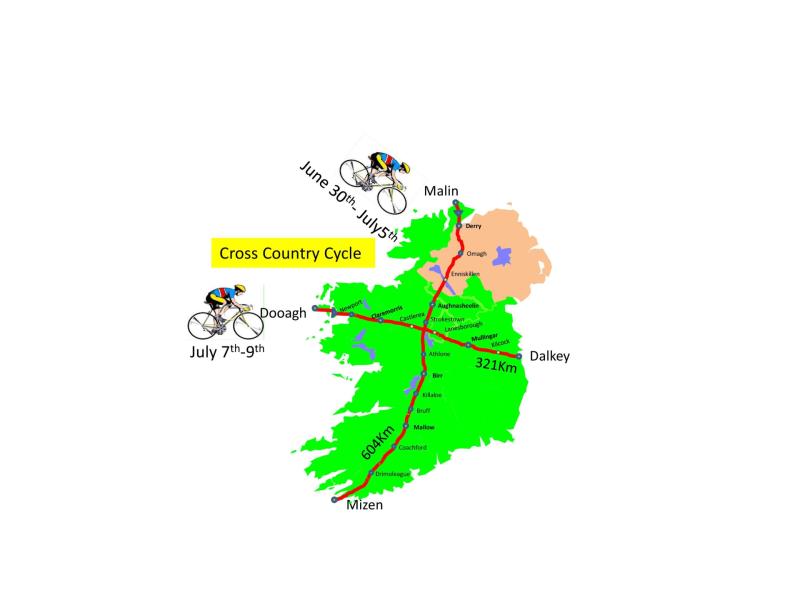 Cycle for Heart Disease to visit Leitrim