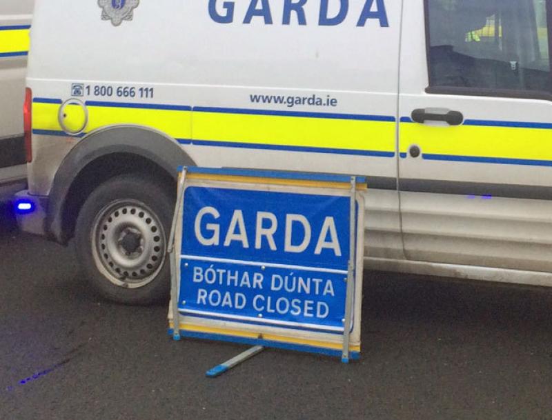 Road closure in Leitrim