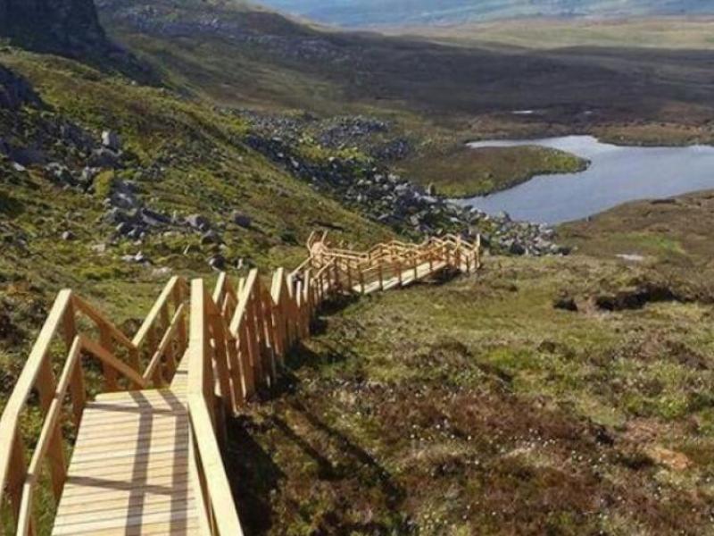 Border hopping Night Walk over Cuilcagh Mountain