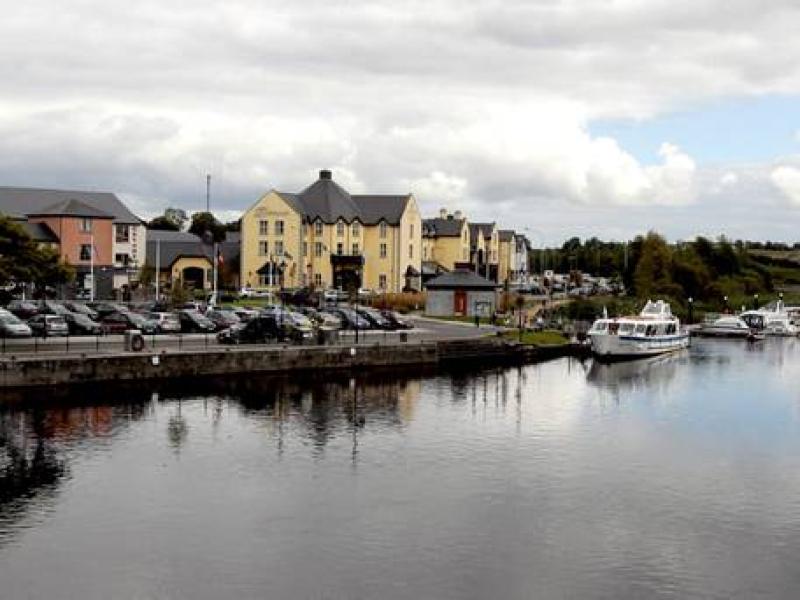 Carpark closure, Carrick-on-Shannon.