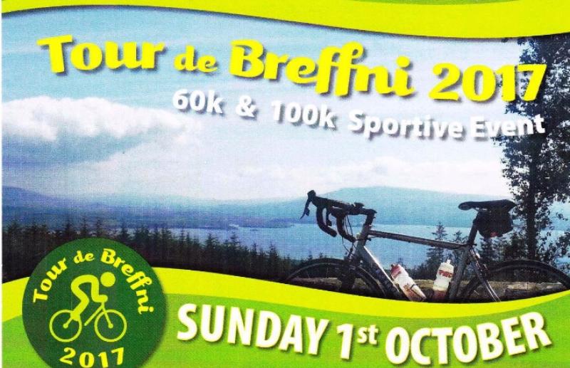 Cyclists on their bike for Tour de Breffni 2017