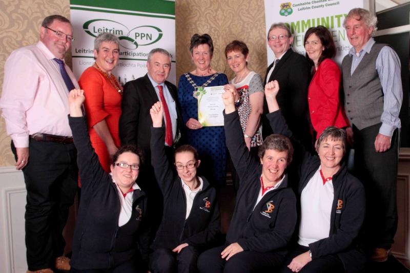 Manorhamilton Girls Brigade are overall winners at Leitrim Environmental & Community Awards 2017