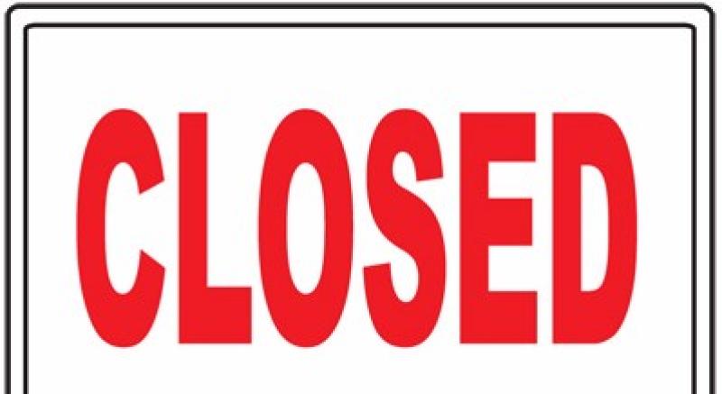 Calls on all employers to close due to life threatening storm