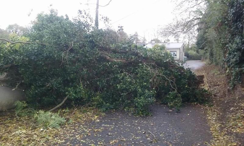 Leitrim County Council confirm additional roads impassable due to Ophelia