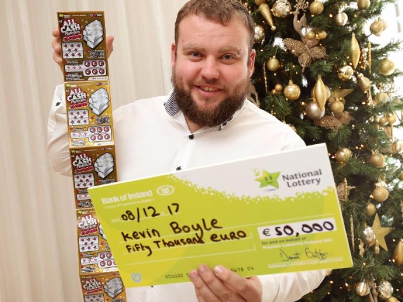 Lucky Leitrim man wins €50,000 on scratch card!