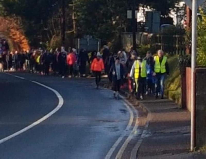 Hundreds turn out for walk in memory of Lorraine Lynch