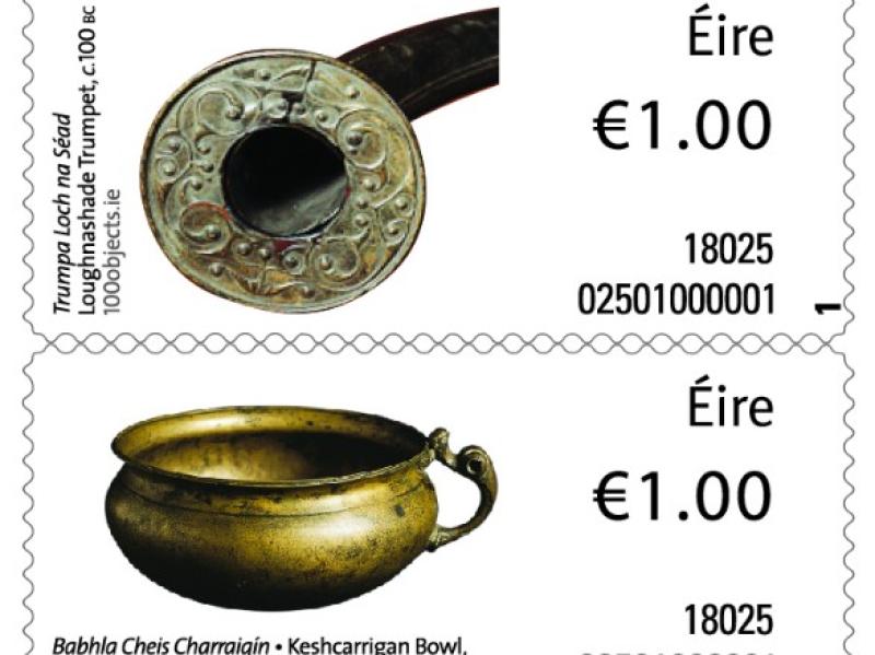 Keshcarrigan Bowl features on new stamp as nation&rsquo;s most loved antiquities delivered to a new audience