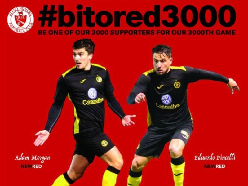 Sligo Rovers countdown to new season and 3000th competitive game