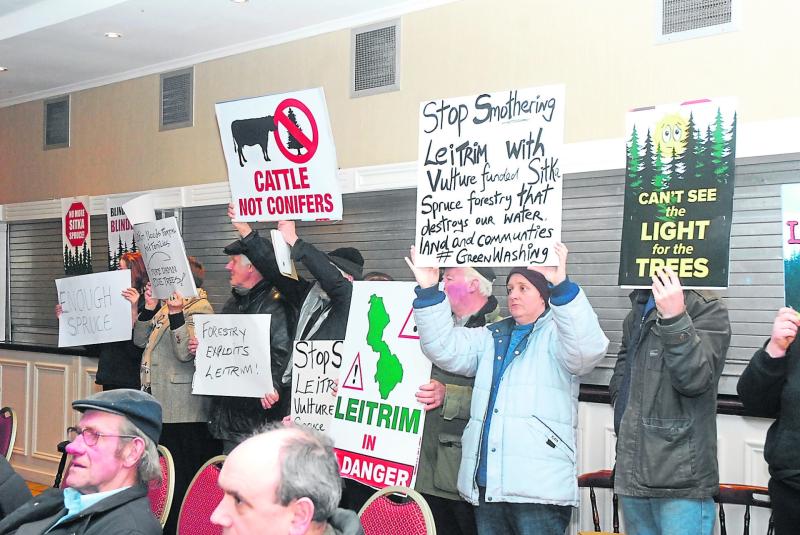 Anti-forestry group stage protest at CAP meeting
