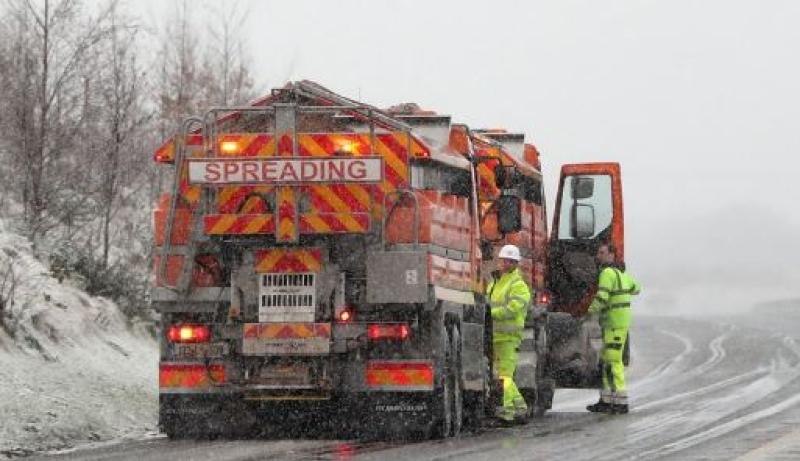 Leitrim County Council will be gritting roads tonight 