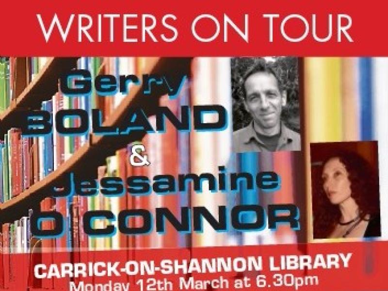 Writers on Tour featuring Gerry Boland and Jessamine O'Connor coming to Carrick-on-Shannon