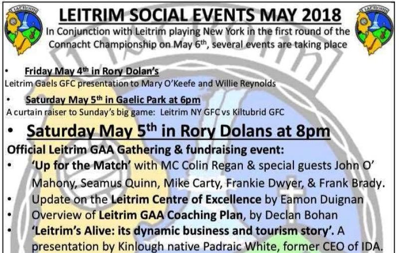 Leitrim set for Big Apple takeover