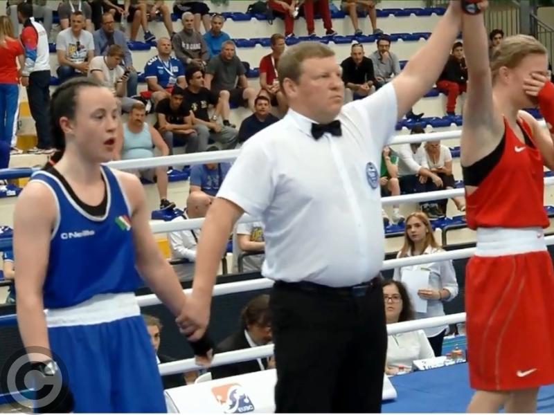 BREAKING: Silver for Déarbhla as Slovakian wins on points