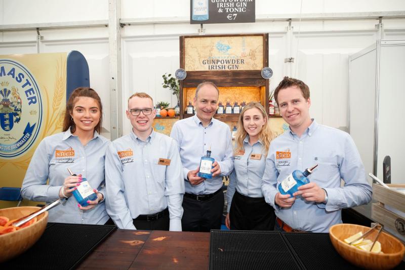Fianna Fáil leader meets Leitrim exhibitors at Bloom 2018