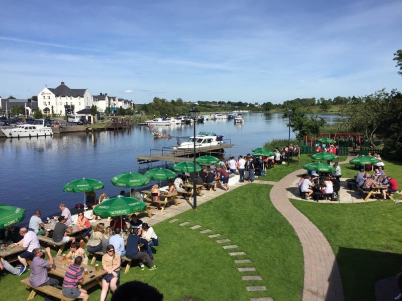 Gings Bar in Carrick one of the Best Beer Gardens in Ireland
