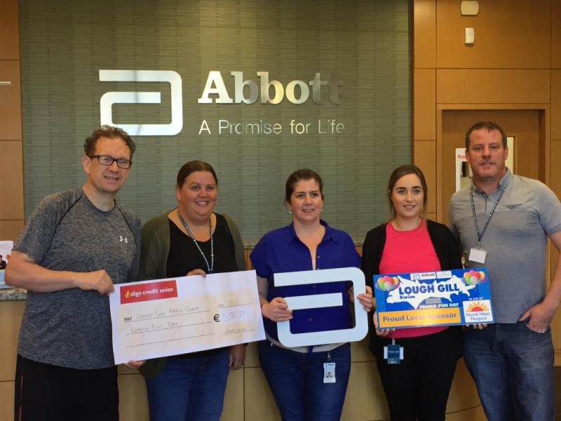 Abbott Ireland commit to Family Fest at Lough Gill Hospice Swim