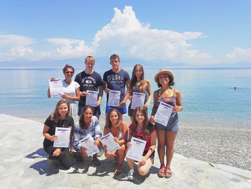 Local lads 'very lucky' to not get caught in Greek fires
