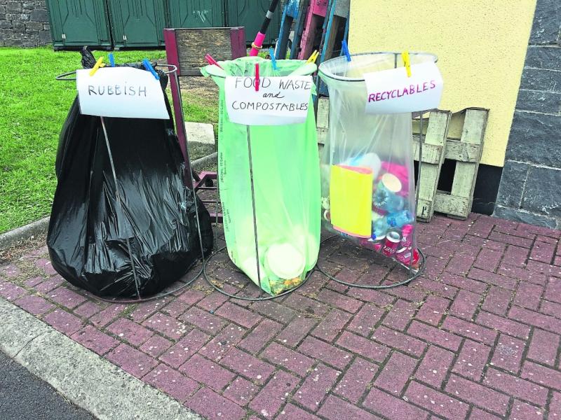 Compostable materials help to greatly reduce waste at this year's Carrick Regatta