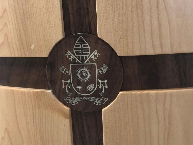 Leitrim company reveal preview of chair commissioned for Pope Francis