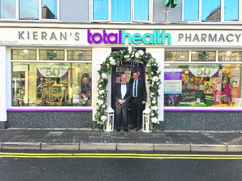 Kieran's totalhealth Pharmacy marks 50 years in business in Carrick-on-Shannon