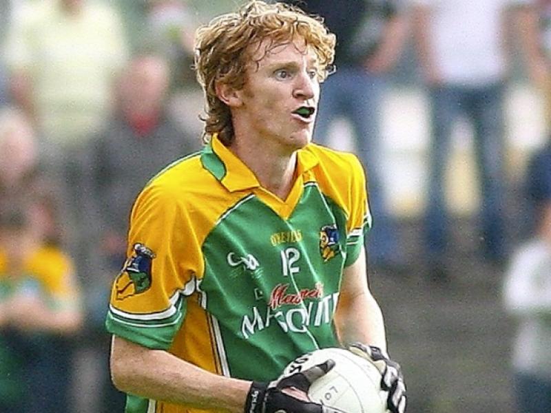 Matt Gaffey remember's Philly McGuinness with a brick in the 'Leitrim Wall'