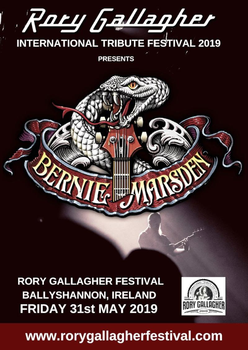 Big news for Rockers: Whitesnake legend for Rory Gallagher Festival 