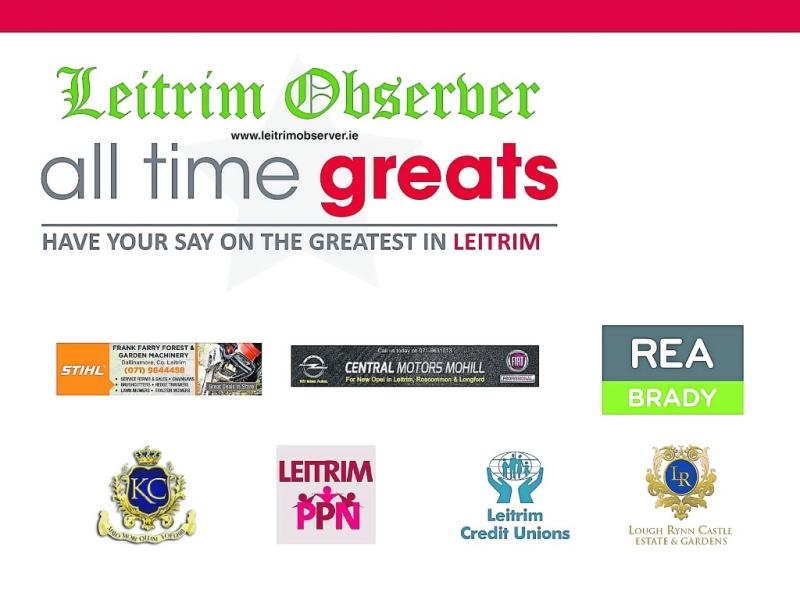 REVEALED: The shortlist for Leitrim's All Time Greats