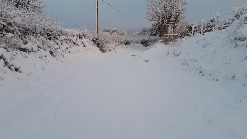 Many of Leitrim's secondary roads are impassable this morning 