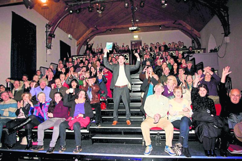  People’s Poet Stephen Murphy packs them in for epic book launch