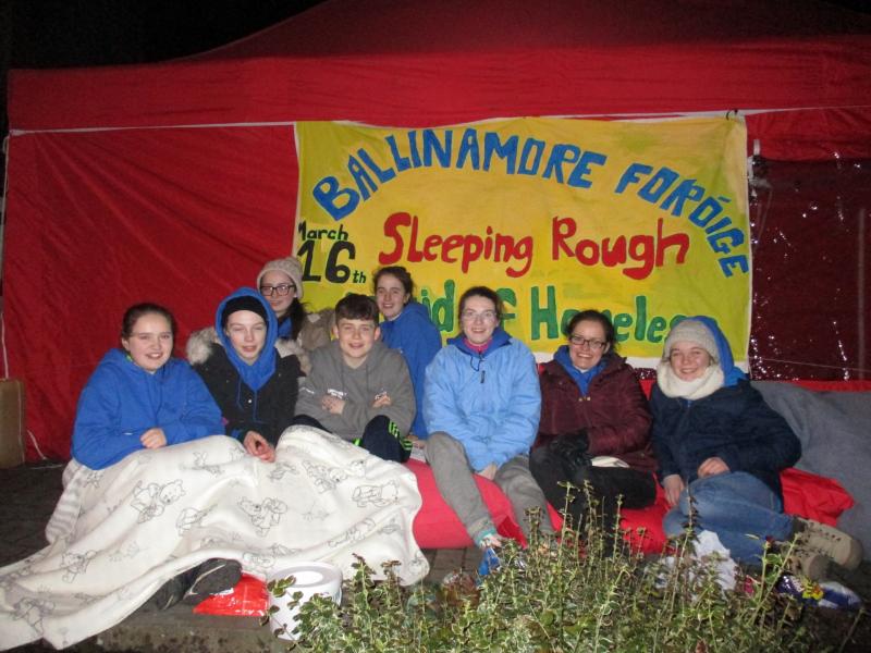 Sleeping rough in Ballinamore to highlight issue of homelessness