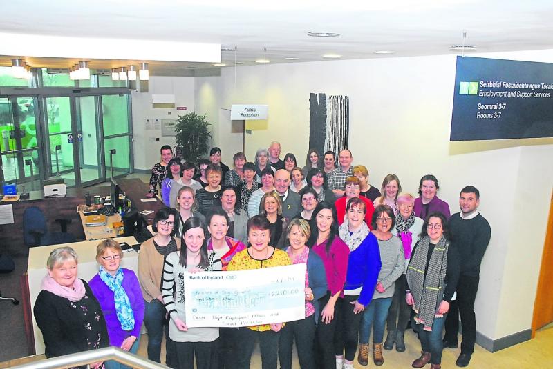 Staff members raise funds for buddy bed in paediatric ward