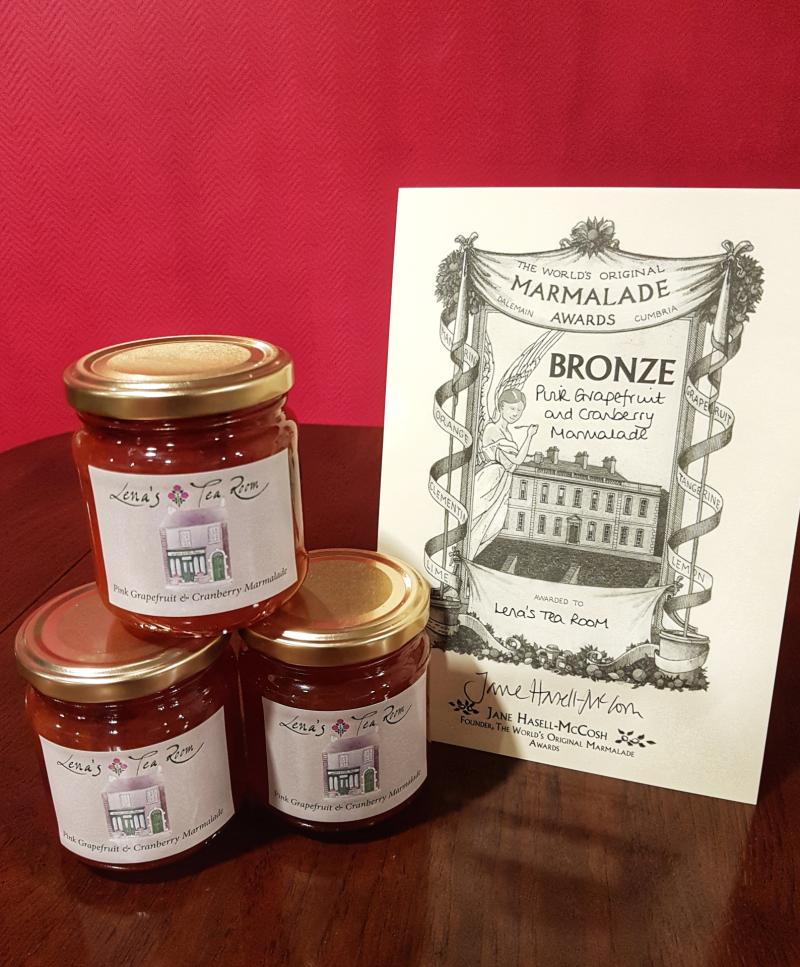 World Marmalade Award for Leitrim’s Lena’s Tea Room