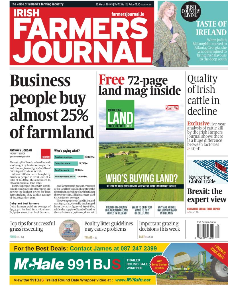 Irish Farmers Journal's Land Price Report shows that 20% of all land transactions in Leitrim last year were for forestry