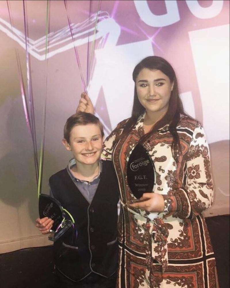All Ireland trophy for Arigna singer at Fóroige Talent Show