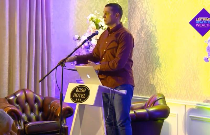 Alan Quinlan, pictured at Leitrim's Health Is Wealth 2019