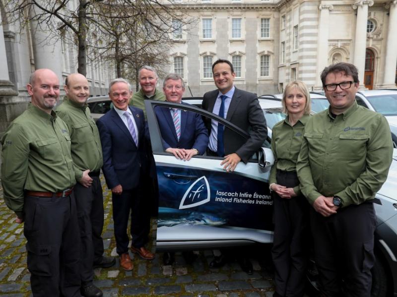 An Taoiseach Leo Varadkar launches Inland Fisheries Ireland’s electric fleet of cars