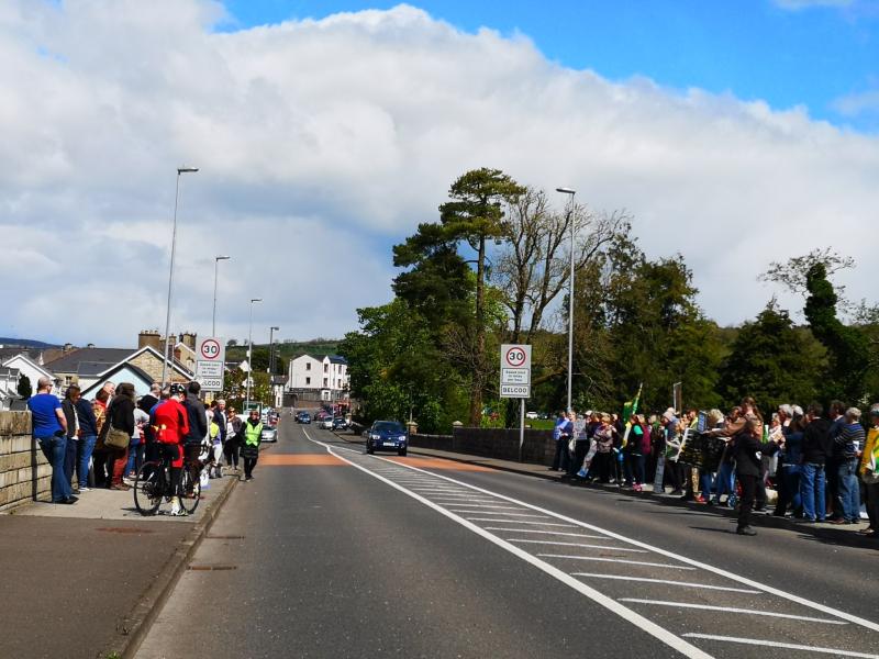 Fracking protest held on bridge between Blacklion and Belcoo