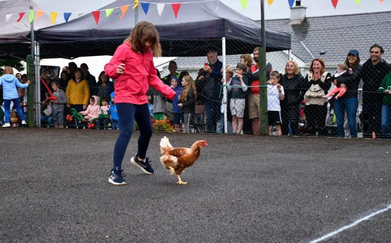 Tullaghan’s Wild Atlantic Way chicken races and motorbike run