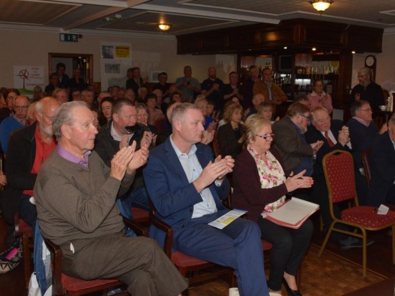 Watch | Local representatives promise their support in bid to halt development of giant wind turbines near Dromahair