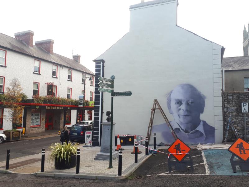 Work begins on mural recognising Carrick-on-Shannon's literary heritage