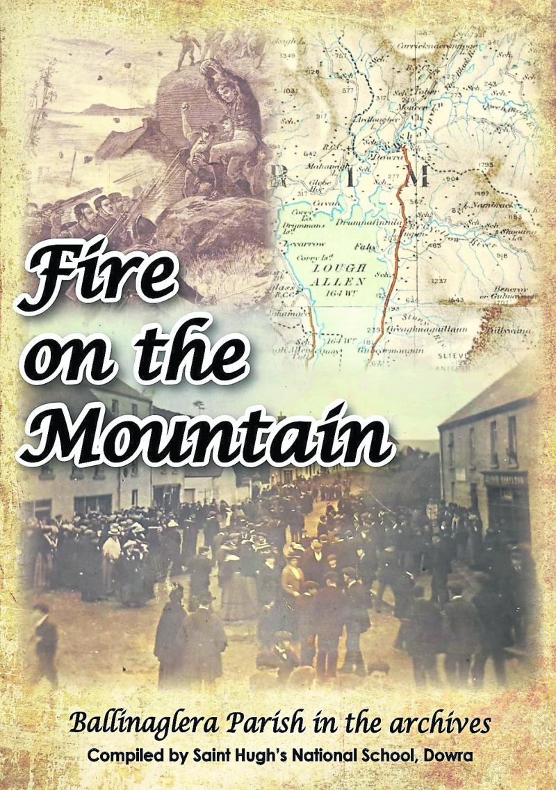 Leitrim school compile book on the history of Ballinaglera Parish - ‘Fire on the Mountain’ 
