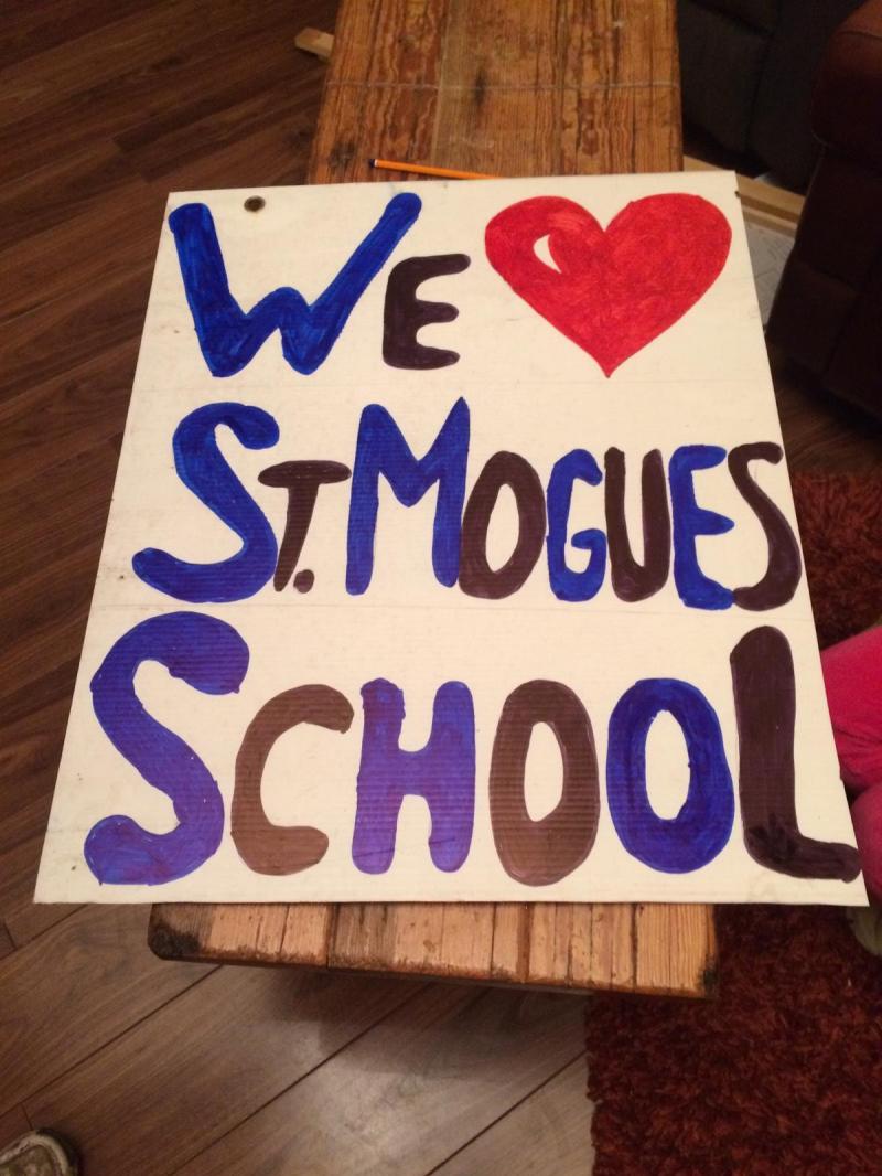 General Election: Protestors in Cavan confront Simon Coveney over plans to merge two schools
