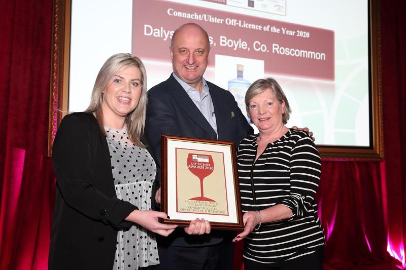 Daly’s Drinks of Boyle  awarded Connacht/Ulster Off-Licence of the Year