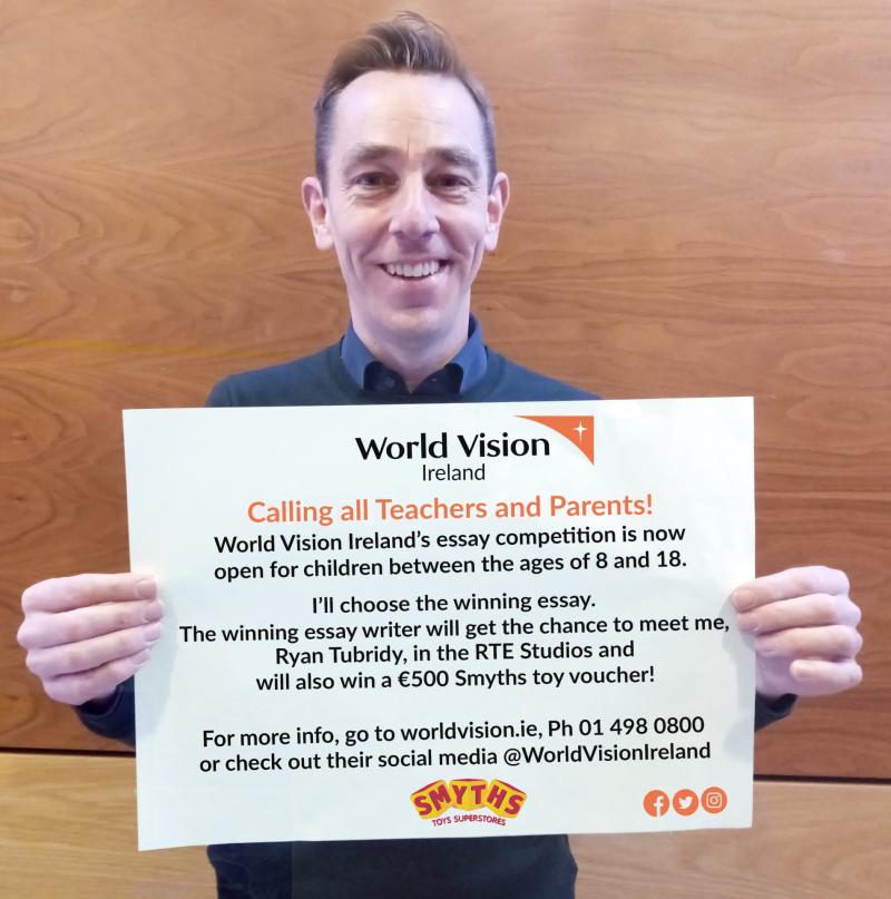 Ryan Tubridy to judge children’s essay competition