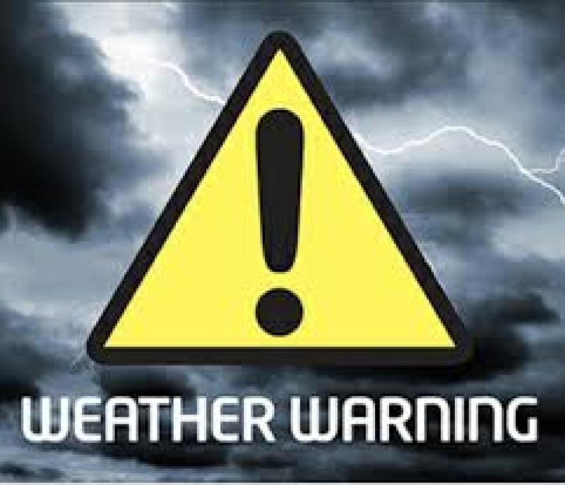 Yellow wind Warning for Donegal